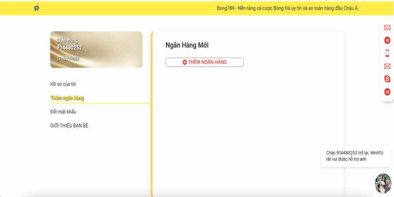 Thêm ngân hàng của bạn và nhận ngay lợi nhuận