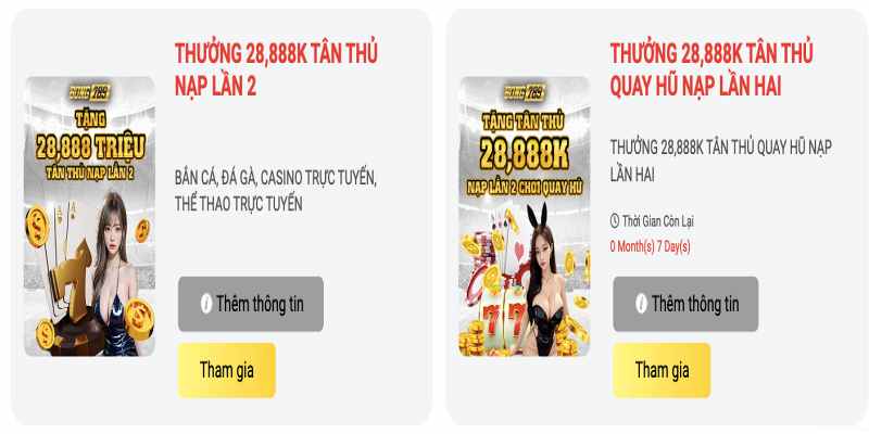 Loạt ưu đãi nạp tiền hot nhất tại BONG789